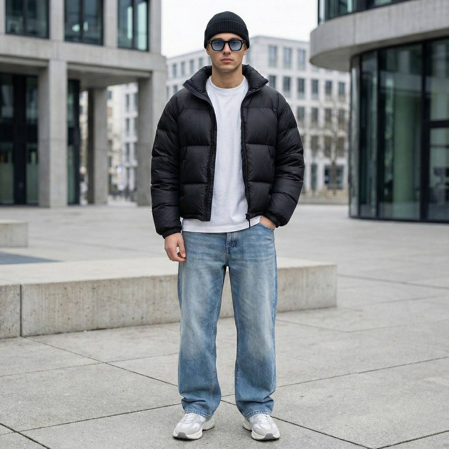 VOSS Collection | Bold Square Sunglasses with UV400 Protection – Comfortable Fit for Daily Style 2