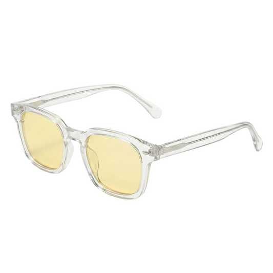 Crystal Glow | UV400 Protection Sunglasses with Lightweight Frame – Elegant Soft Square Design for Everyday Wear 1