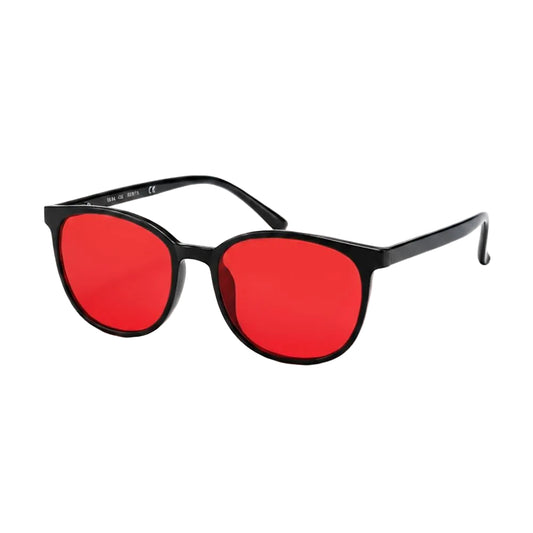 Flow Collection | Blue Light Blocking Glasses with Stylish Red Lenses – Full Rim Frame for Reducing Eye Strain 0